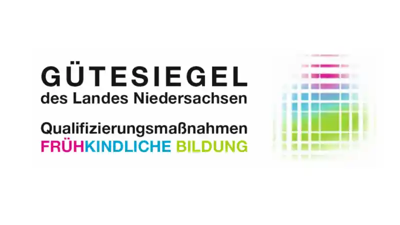 Logo Gütesiegel Frühkindliche Bildung Gütesiegel für hervorragende Weiterbildung in der Frühkindlichen Bildung